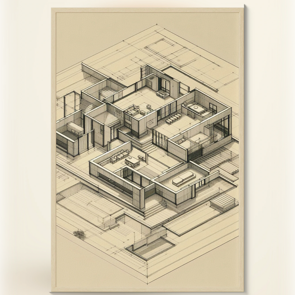 Neutral Luxury Gallery Wall (5‑Piece Set)