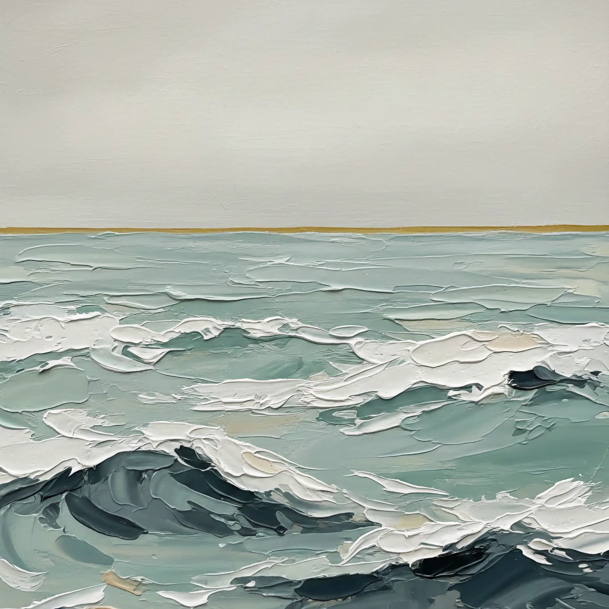 Ocean Whisper – Abstract Seascape in Coastal Calm