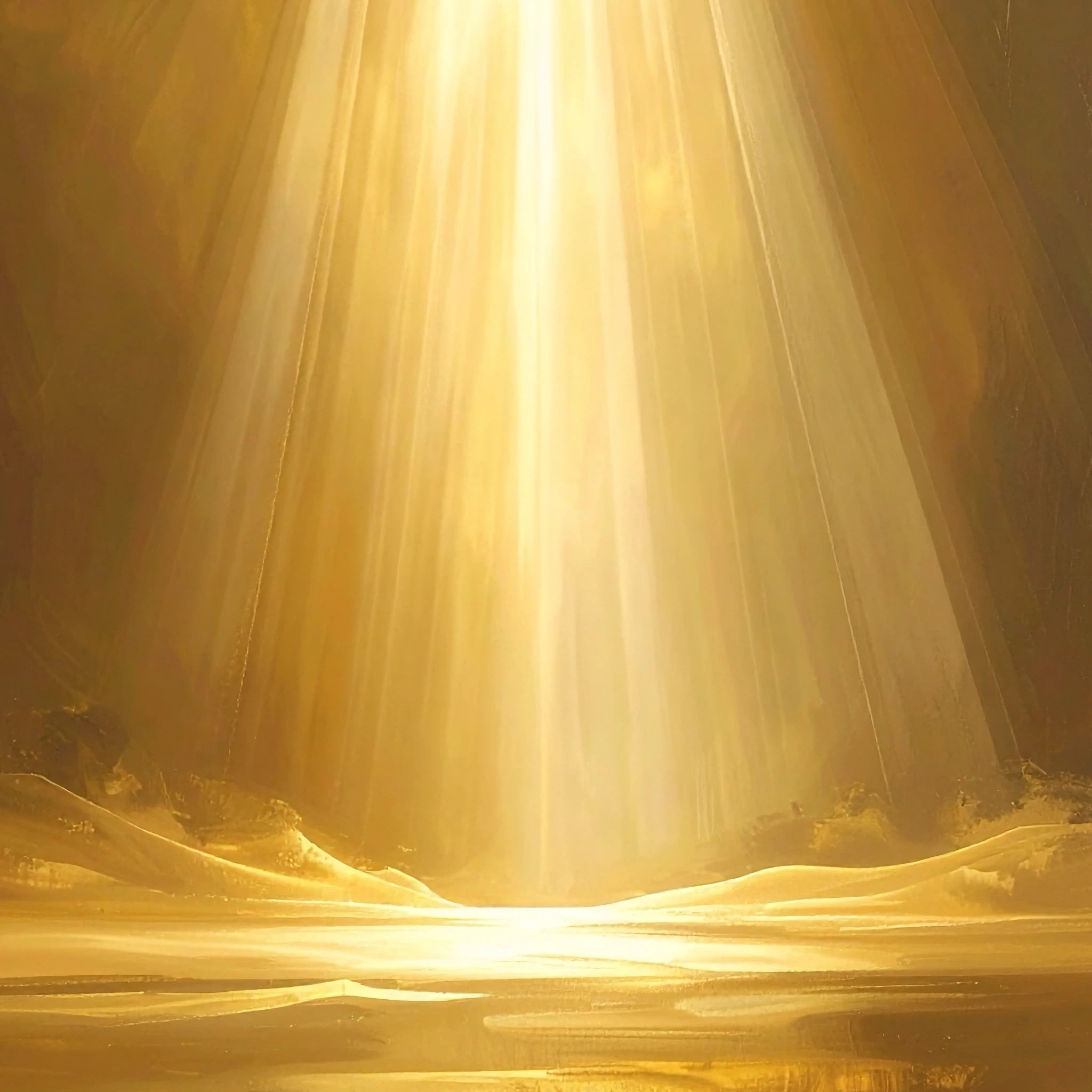 Radiant Glow – Celestial Light in Golden Form