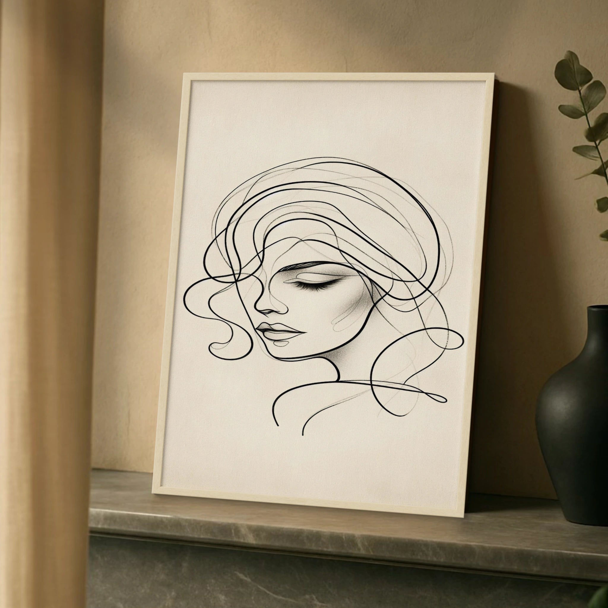 Feminine Muse – Light, Line, and Elegance