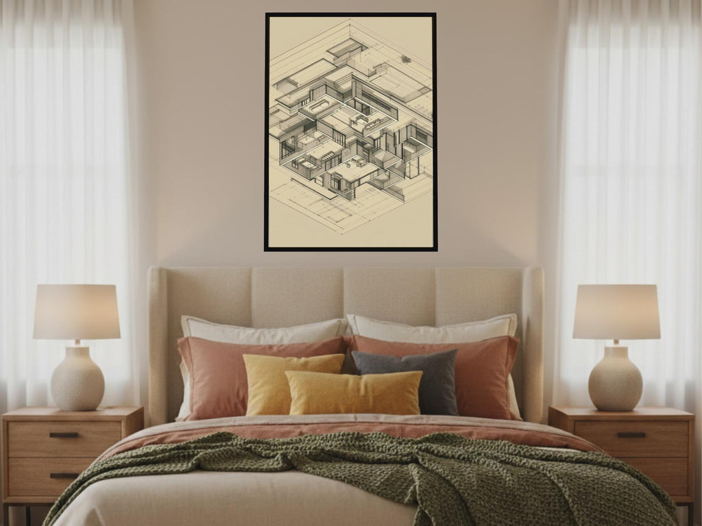 Architectural Lines — Modern Multi‑Level House Design | Contemporary Luxury Blueprint (Digital Download)