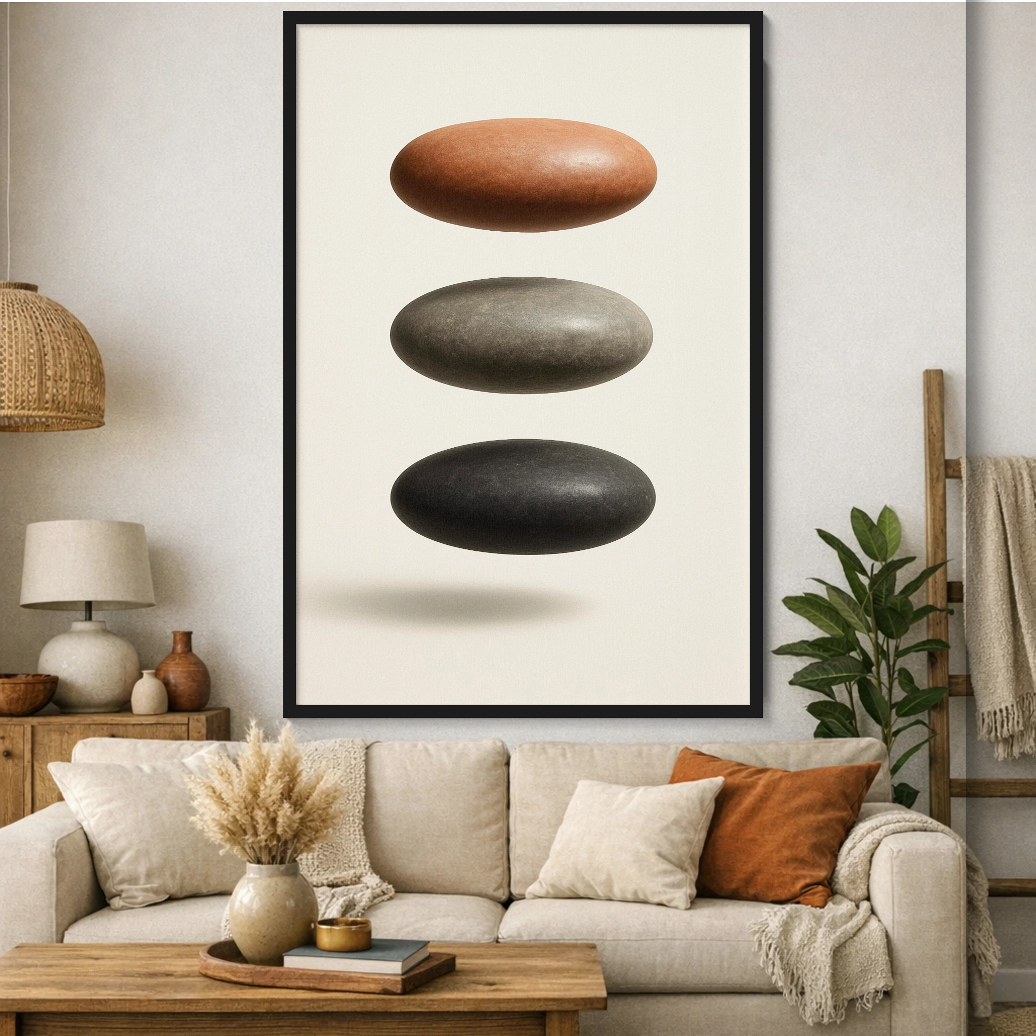 Floating Stones – Balanced Elegance in Minimalist Form