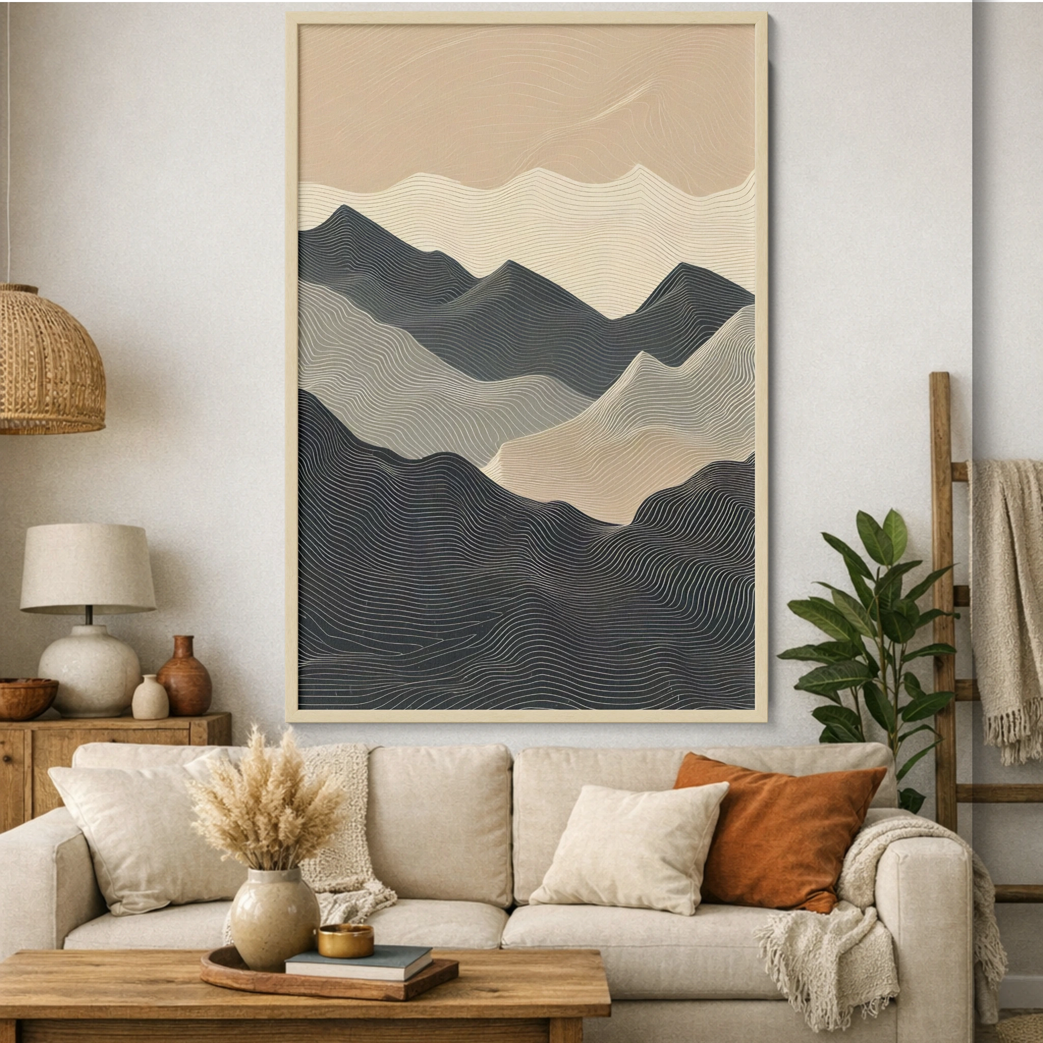 Abstract Topography – Earth’s Contours in Motion