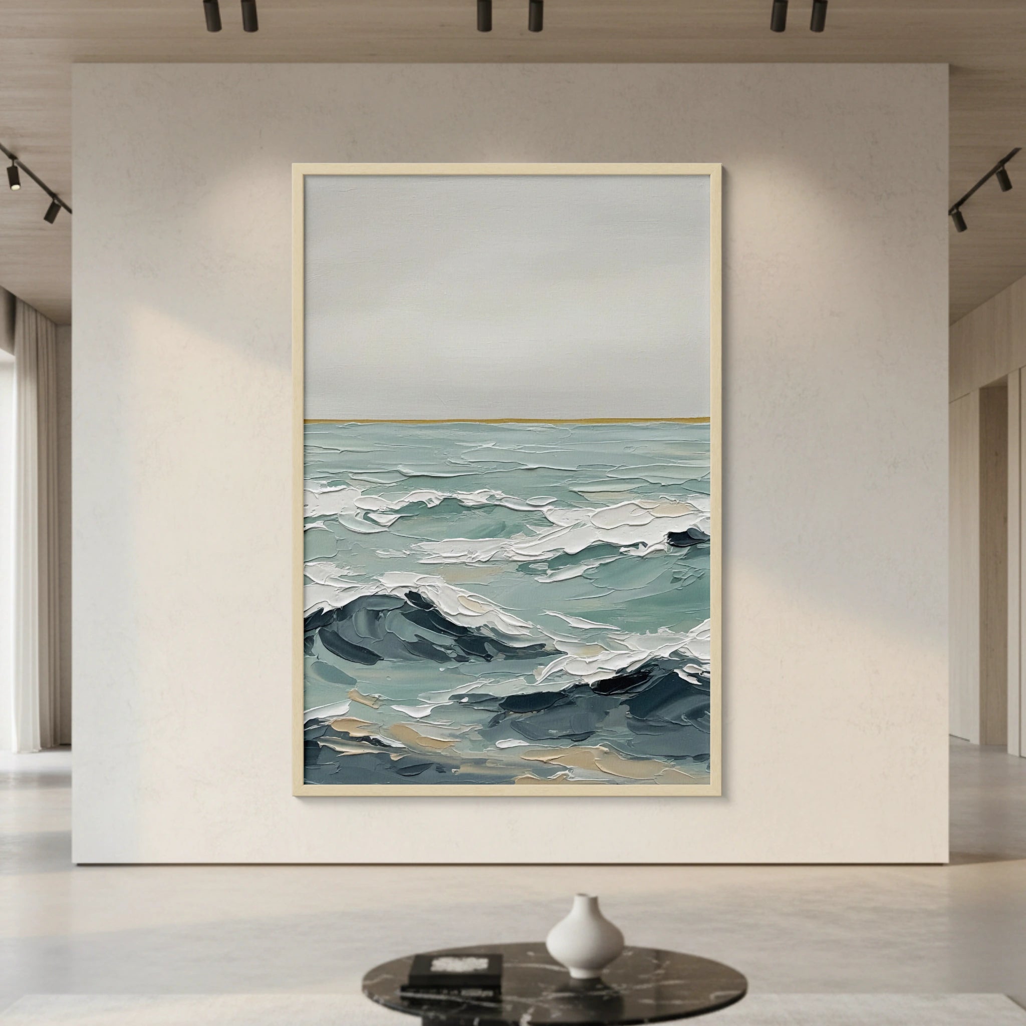 Ocean Whisper – Abstract Seascape in Coastal Calm