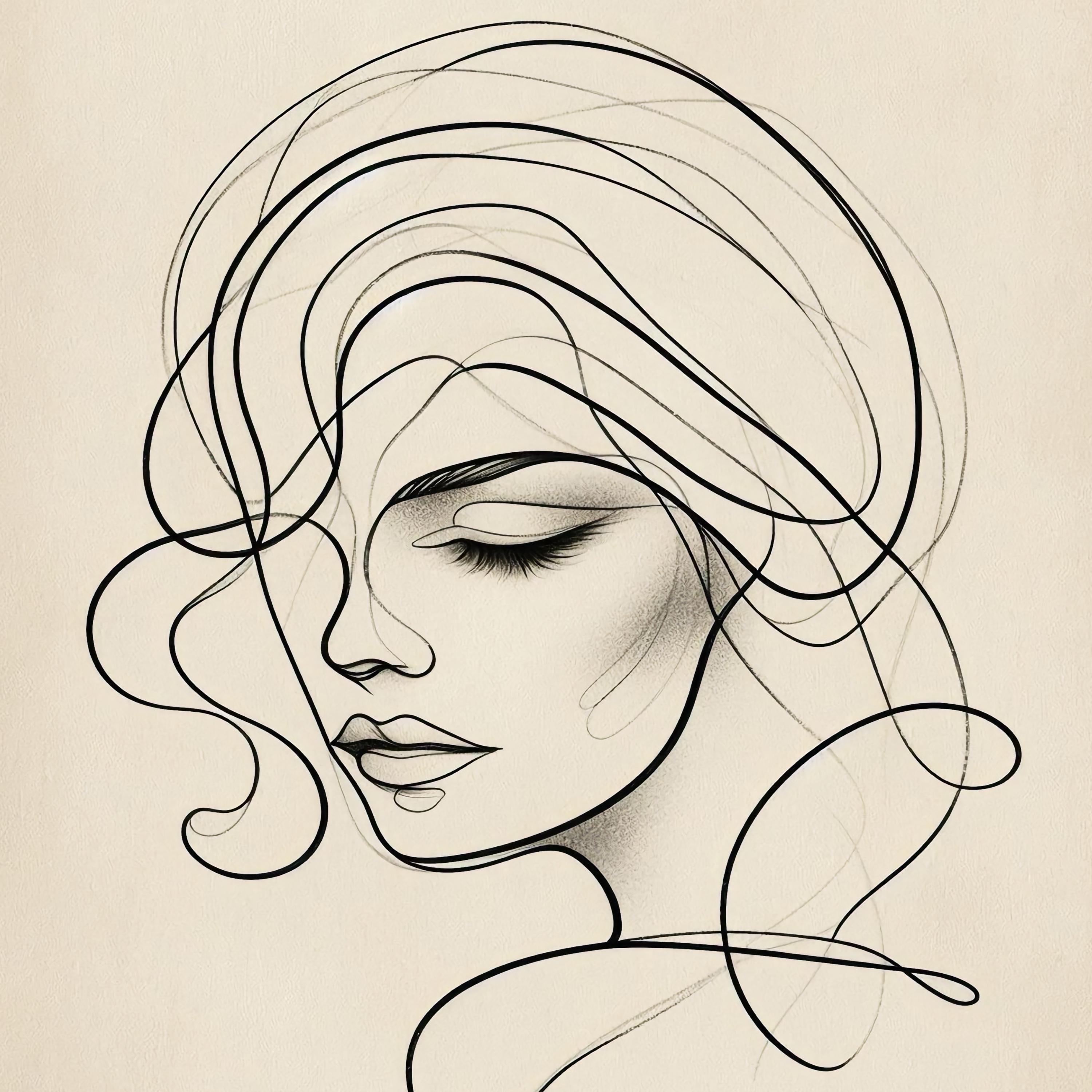 Feminine Muse — Graceful Contours in Soft Light | Artistic Wall Art (Digital Download)