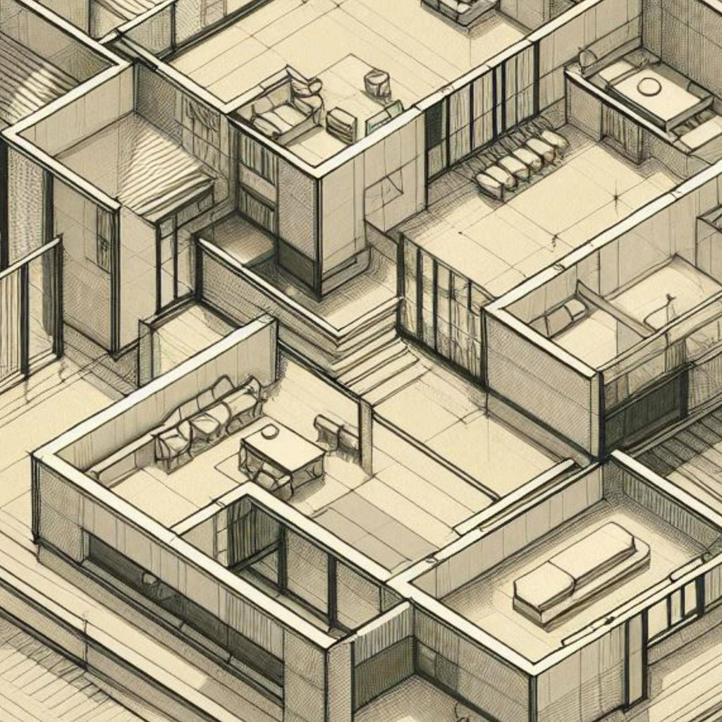 Architectural Lines — Modern Multi‑Level House Design | Contemporary Luxury Blueprint (Digital Download)