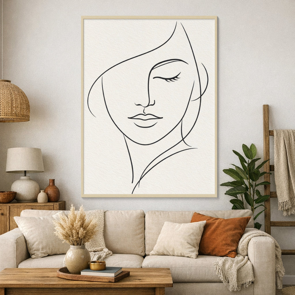 Mystic Woman – Minimalist Grace in Modern Line