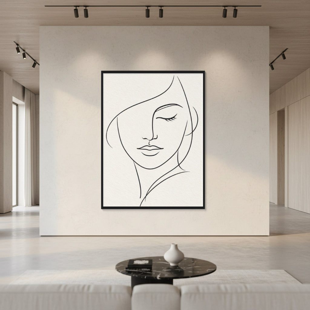 Mystic Woman – Minimalist Grace in Modern Line