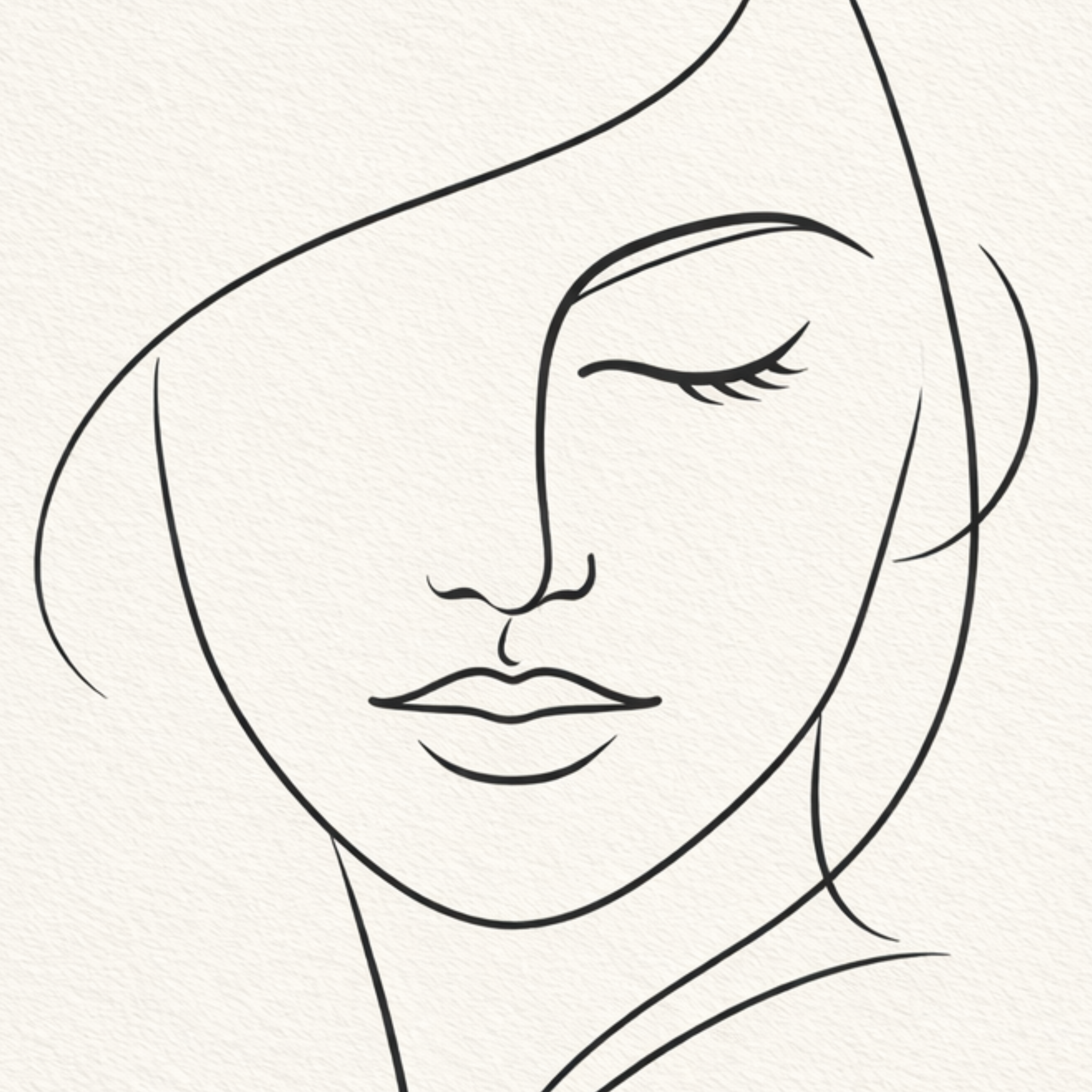 Mystic Woman – Minimalist Grace in Modern Line
