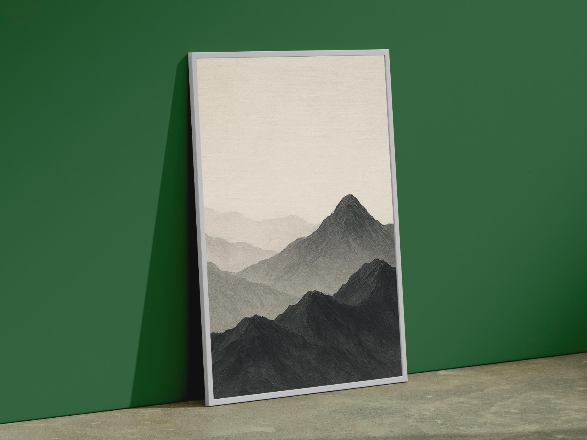 Mountain Veil — Misty Highland Peaks | Majestic Wall Art (Digital Download)