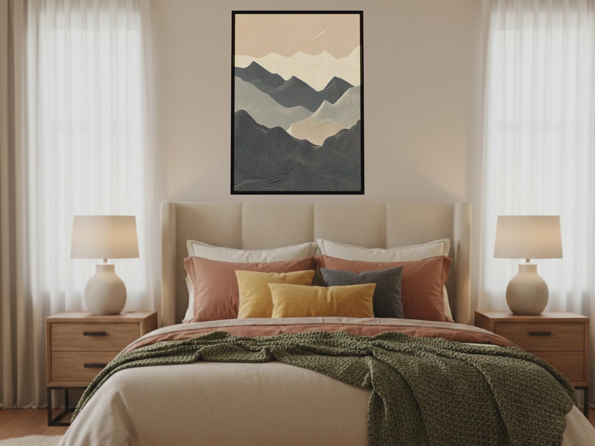 Abstract Topography — Layered Terrain Patterns | Contemporary Wall Art (Digital Download)